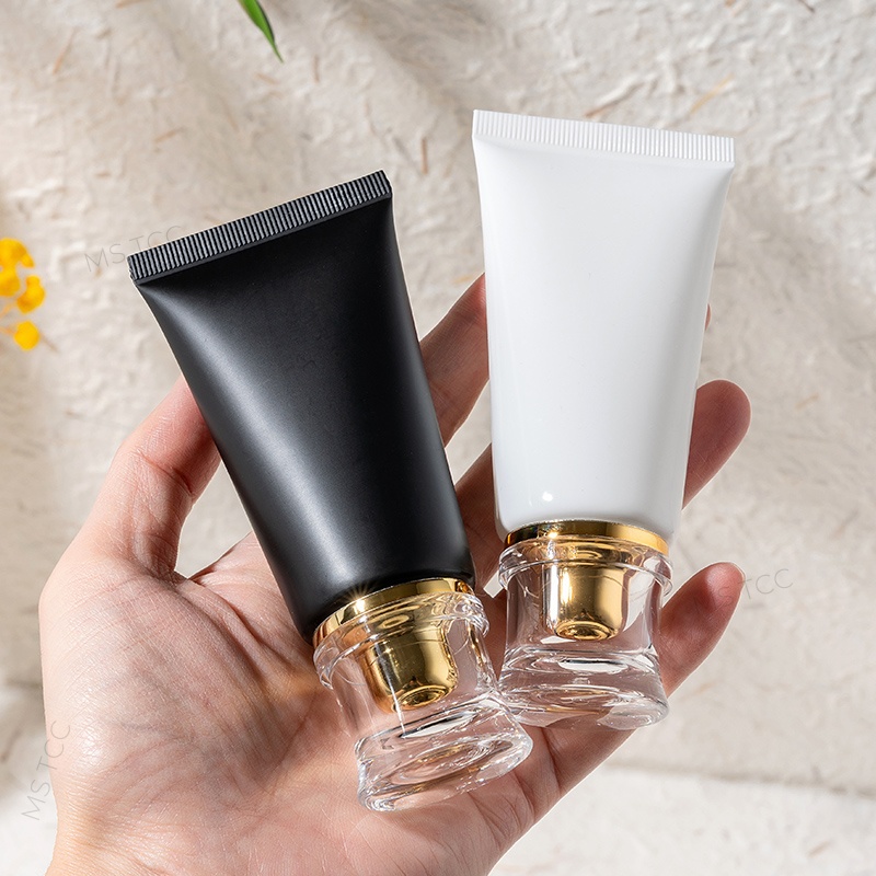 Luxury Skincare Wholesale - 10Pcs 50ml Plastic Squeeze Tubes Golden