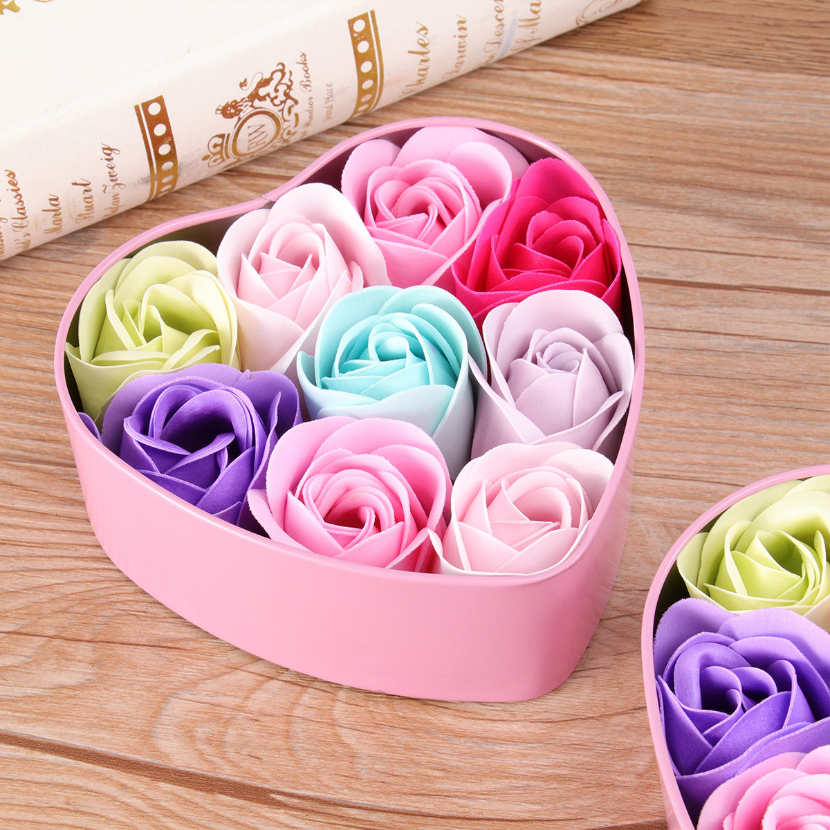 Rose Soap Flower Soap Set in E - Luxury Skincare Gift Box ulasan dan harga