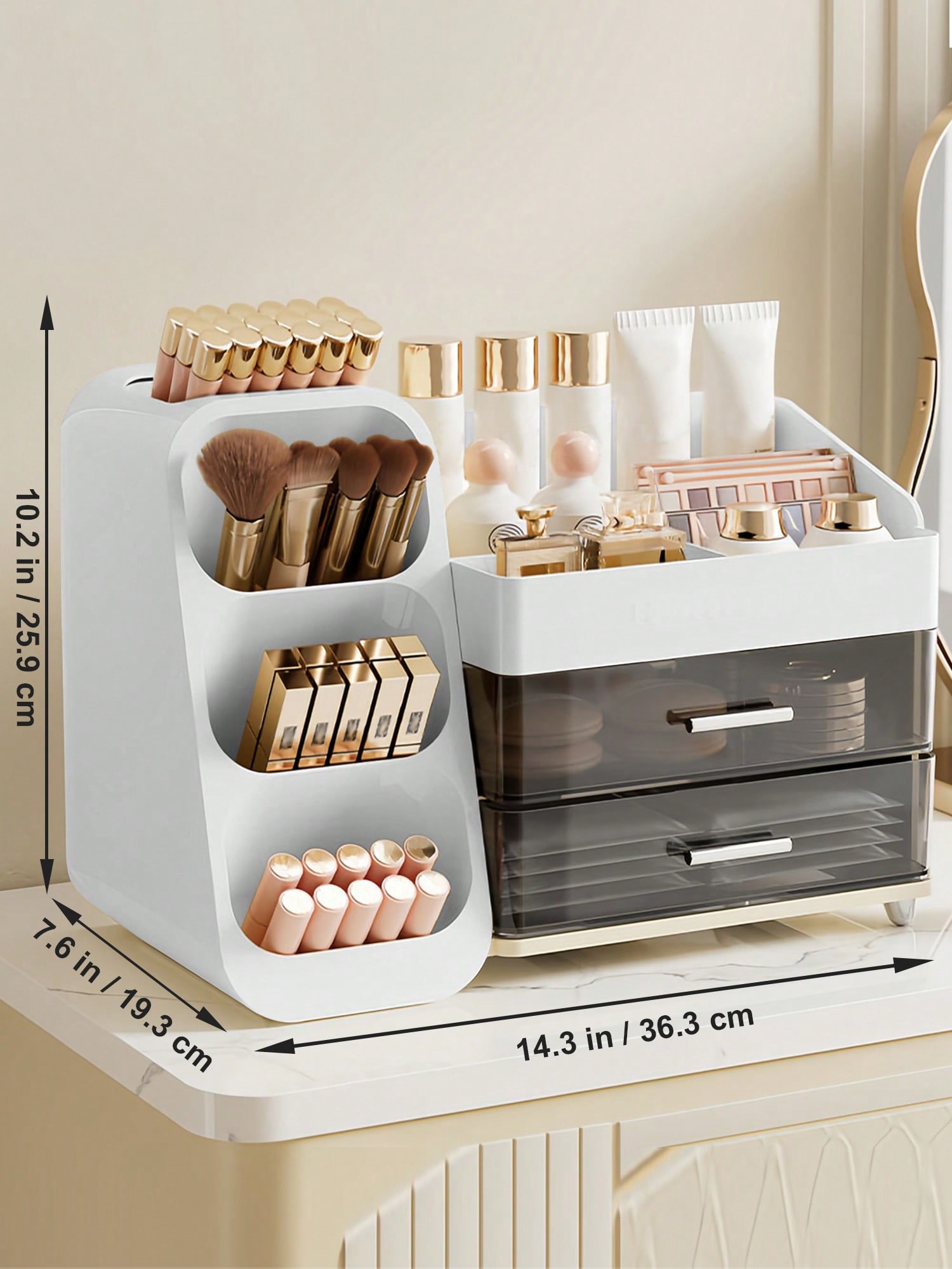 Makeup Organizer Modern Luxury - Luxury Skincare Gift Box ulasan dan harga