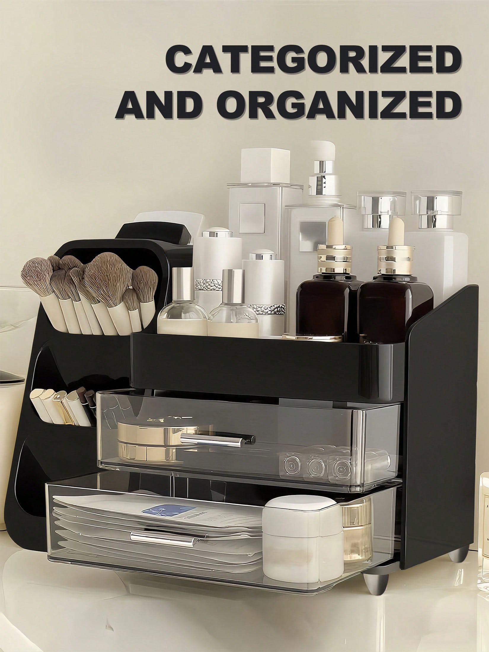 Makeup Organizer Modern Luxury - Luxury Skincare Gift Box ulasan dan harga