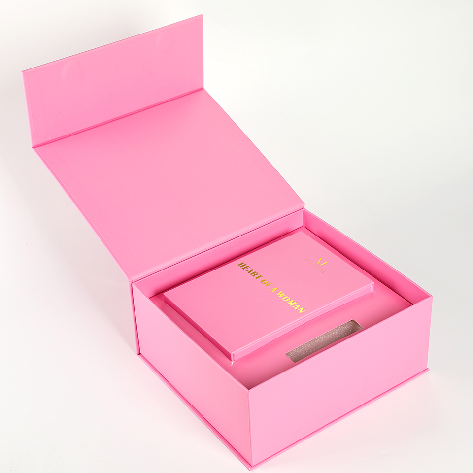 Custom Luxury Pink With Paper  - Luxury Skincare Gift Box ulasan dan harga