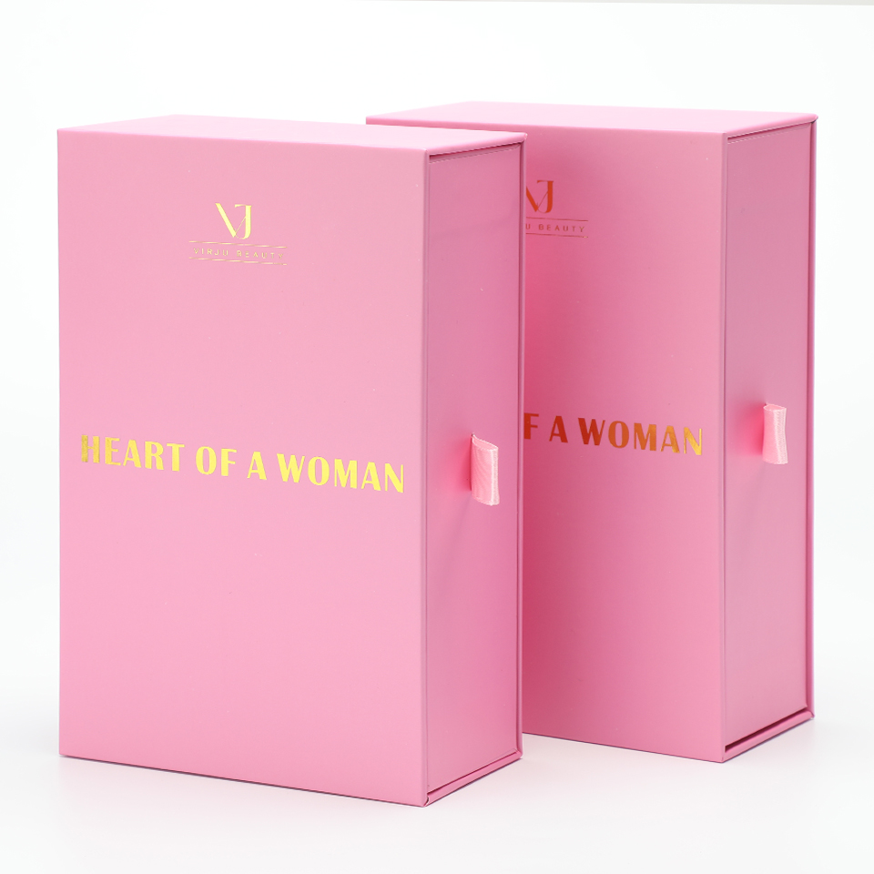 Custom Luxury Pink With Paper  - Luxury Skincare Gift Box ulasan dan harga