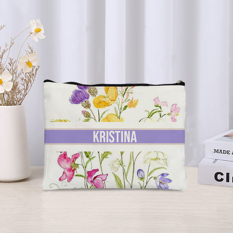 Custom Name Cosmetic Bag Trend - Luxury Skincare And Makeup Brands ulasan dan harga