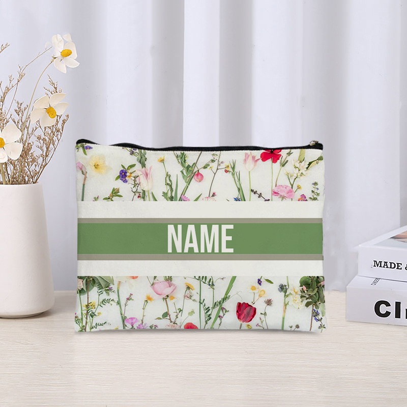 Custom Name Cosmetic Bag Trend - Luxury Skincare And Makeup Brands ulasan dan harga