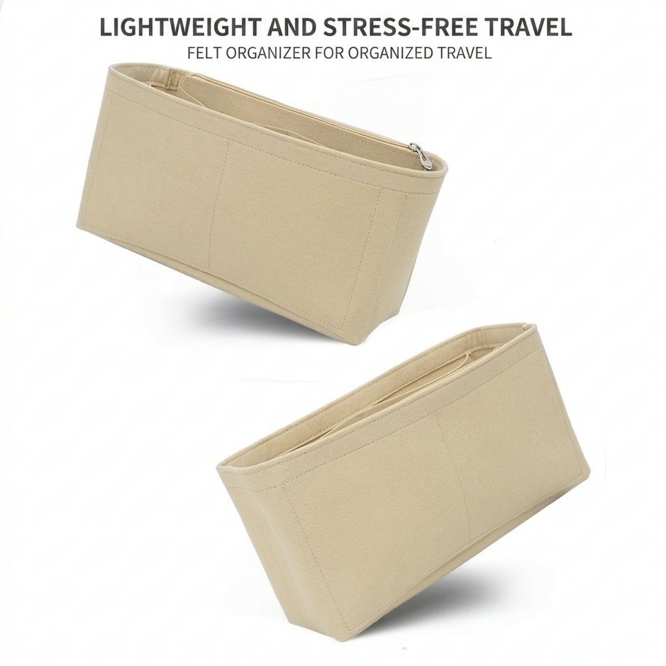 Women Felt Insert Bag Purse Or - Luxury Skincare And Makeup Brands ulasan dan harga