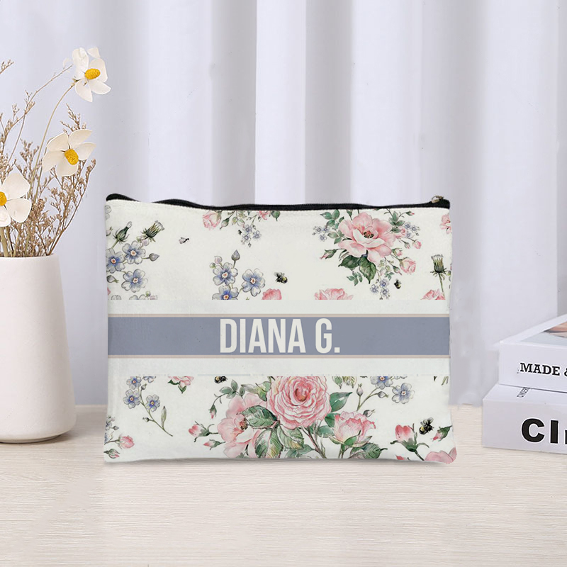 Custom Makeup Bag Trendy Canva - Luxury Skincare And Makeup Brands ulasan dan harga