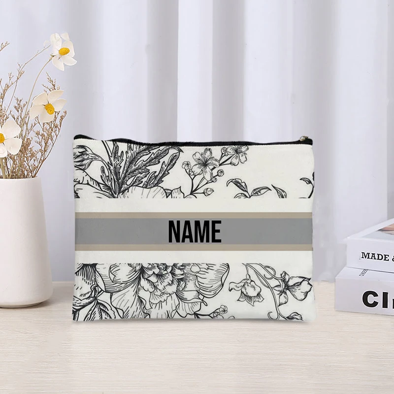Custom Name Vintage Makeup Bag - Luxury Skincare And Makeup Brands ulasan dan harga