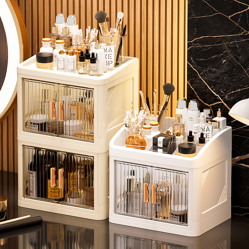 Layered Makeup Storage Cabinet - Luxury Skincare Gift Box ulasan dan harga
