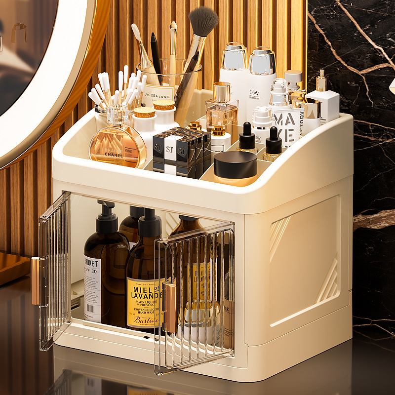 Layered Makeup Storage Cabinet - Luxury Skincare Gift Box ulasan dan harga