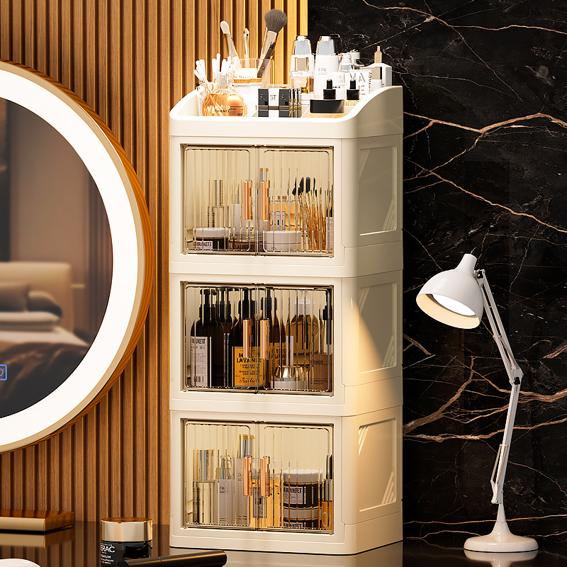 Layered Makeup Storage Cabinet - Luxury Skincare Gift Box ulasan dan harga