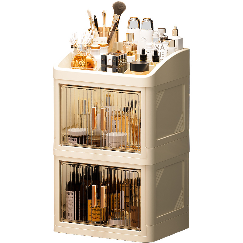 Layered Makeup Storage Cabinet - Luxury Skincare Gift Box ulasan dan harga
